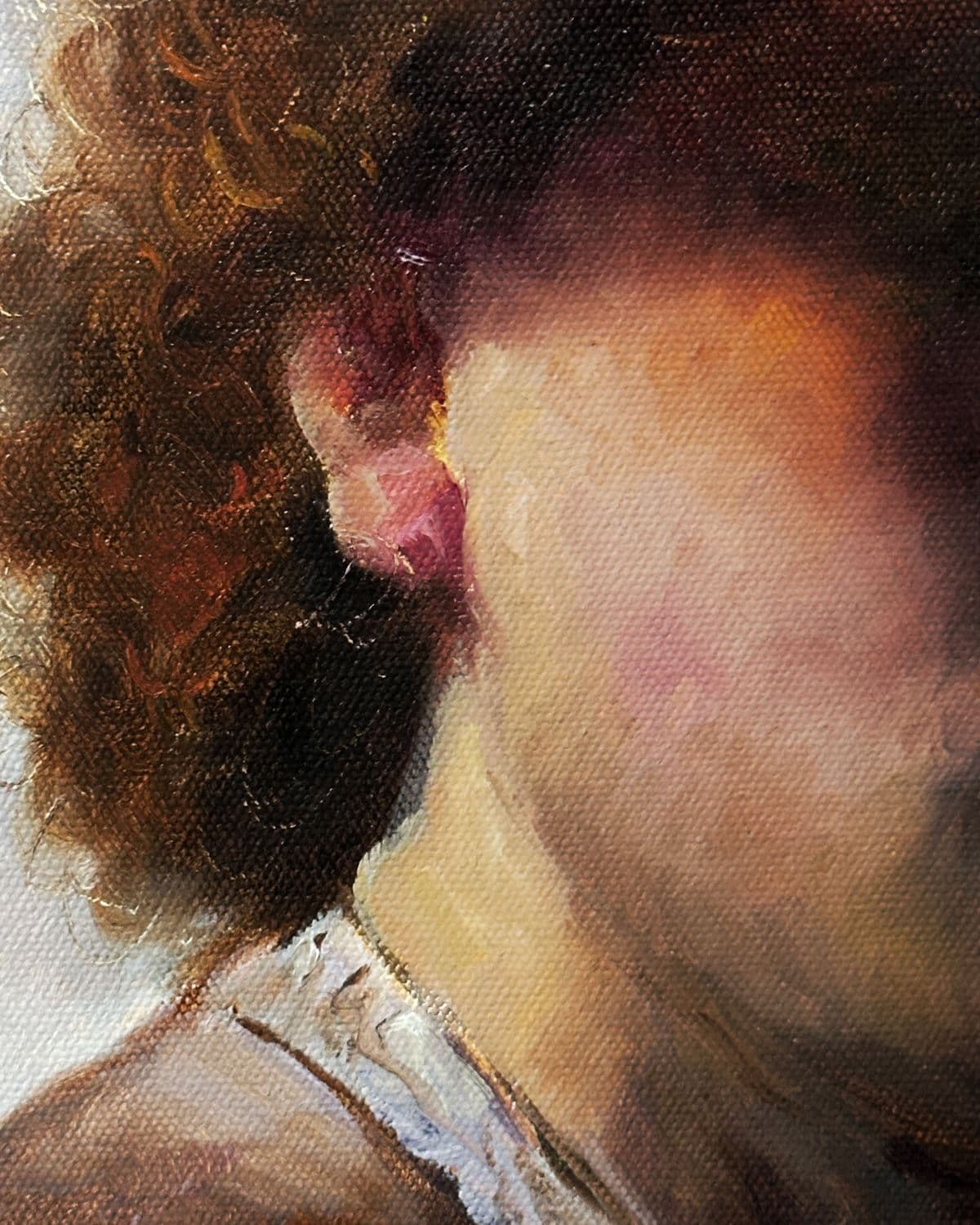 Detail of an oil study